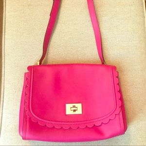 Kate Spade pink scallop purse